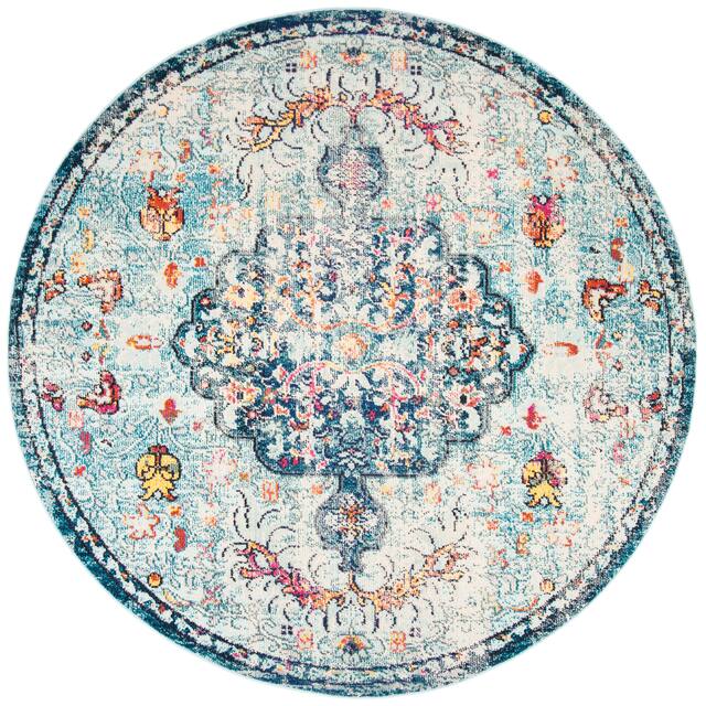 SAFAVIEH Madison Sabire Boho Medallion Distressed Rug