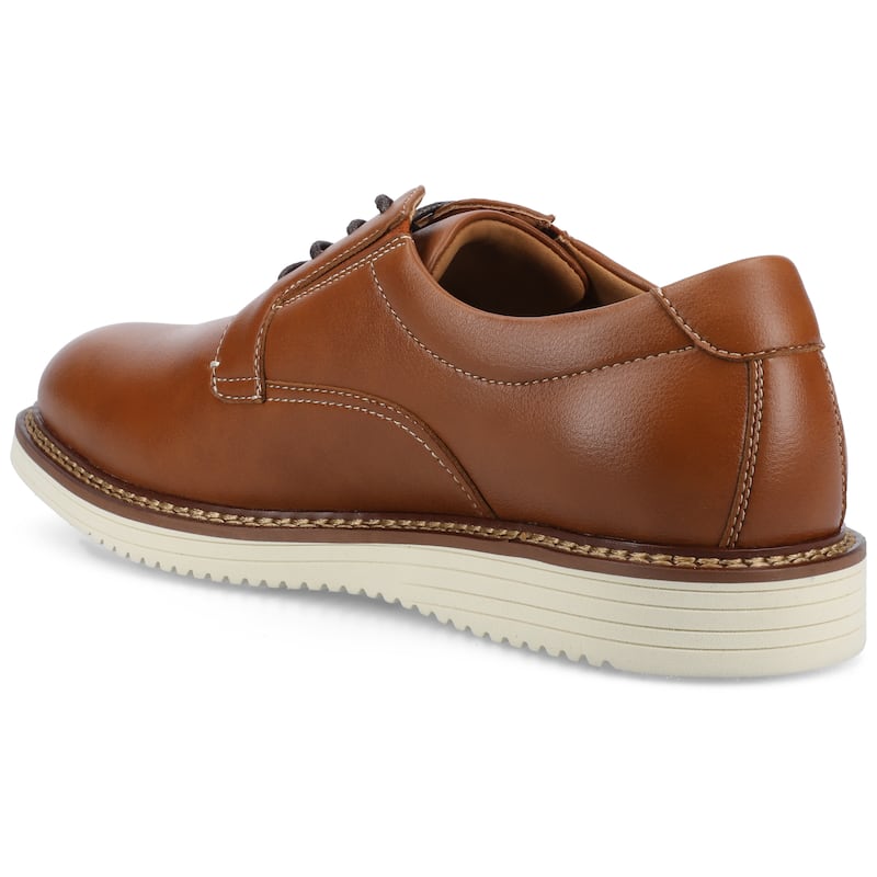 Vance Mens Killian Medium and Wide Width Plain Toe Casual Hybrid Dress Shoe