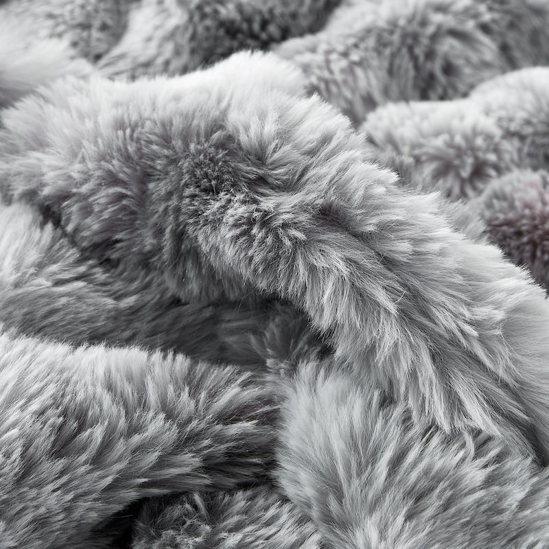 Snowball Chunky Bunny® - Coma Inducer® Comforter Set - Monsoon Gray