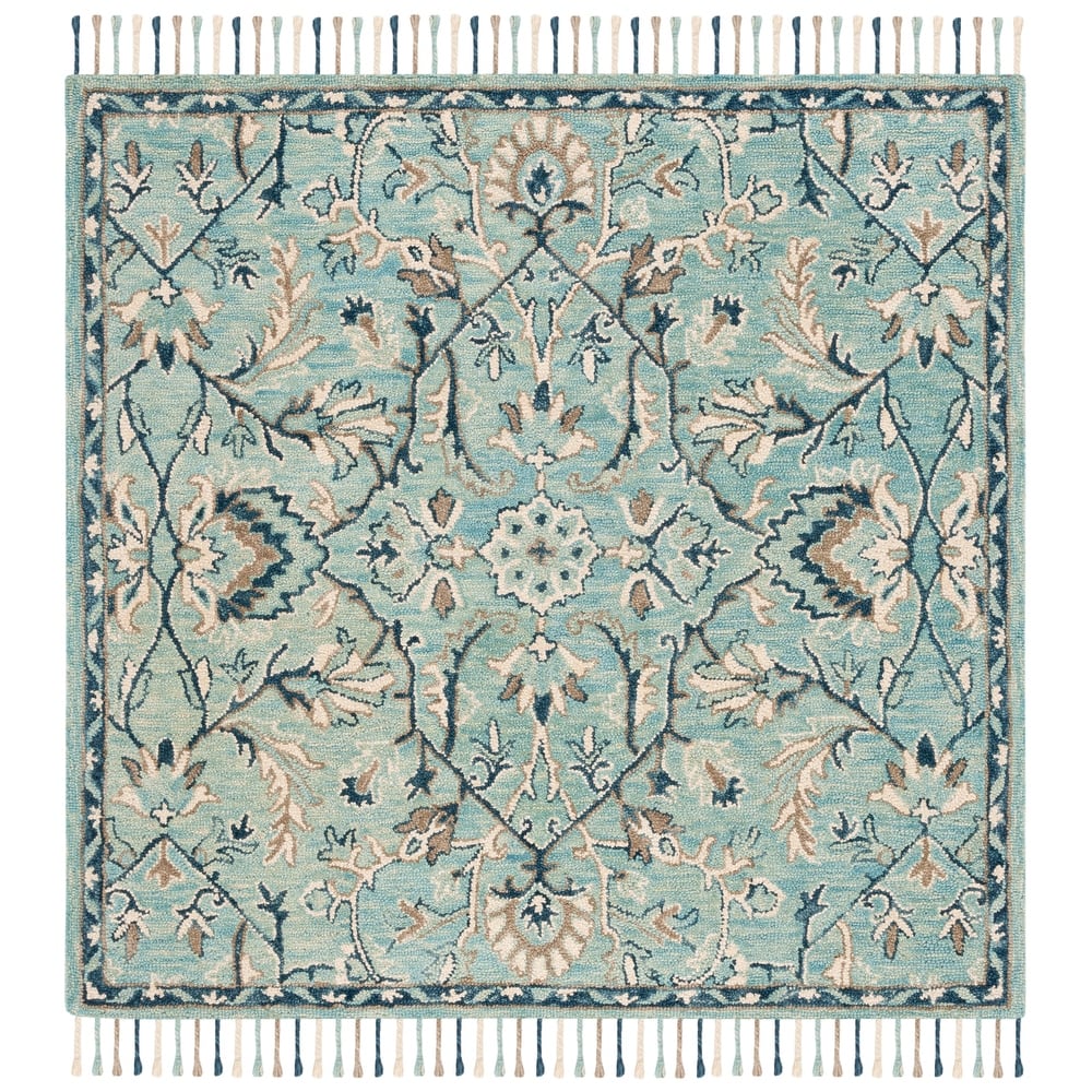 SAFAVIEH Handmade Blossom Souheila Modern Floral Wool Rug