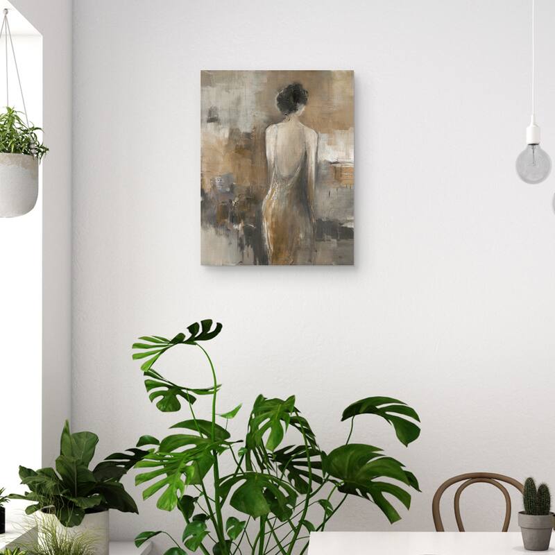Bronzed Figurative by Lisa Ridgers Canvas Art Print