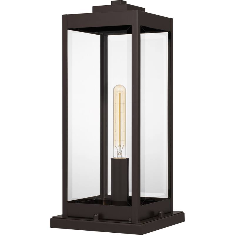 Westover 1-Light Western Bronze Outdoor Pier Mount Light