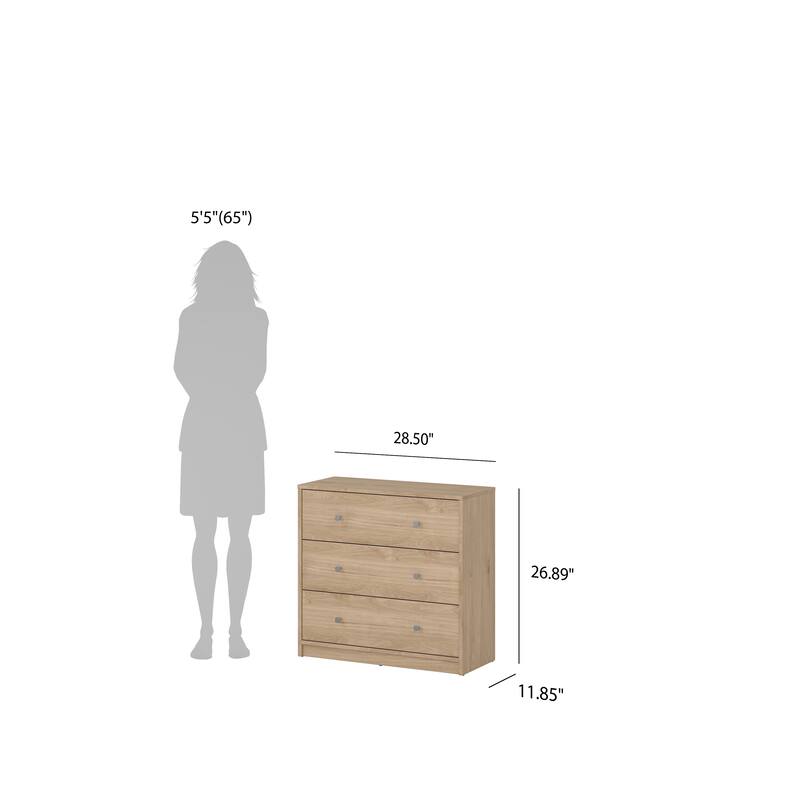 Porch & Den Zoe 3-Piece Bedroom Set - Chest And Nightstand Set Of 2