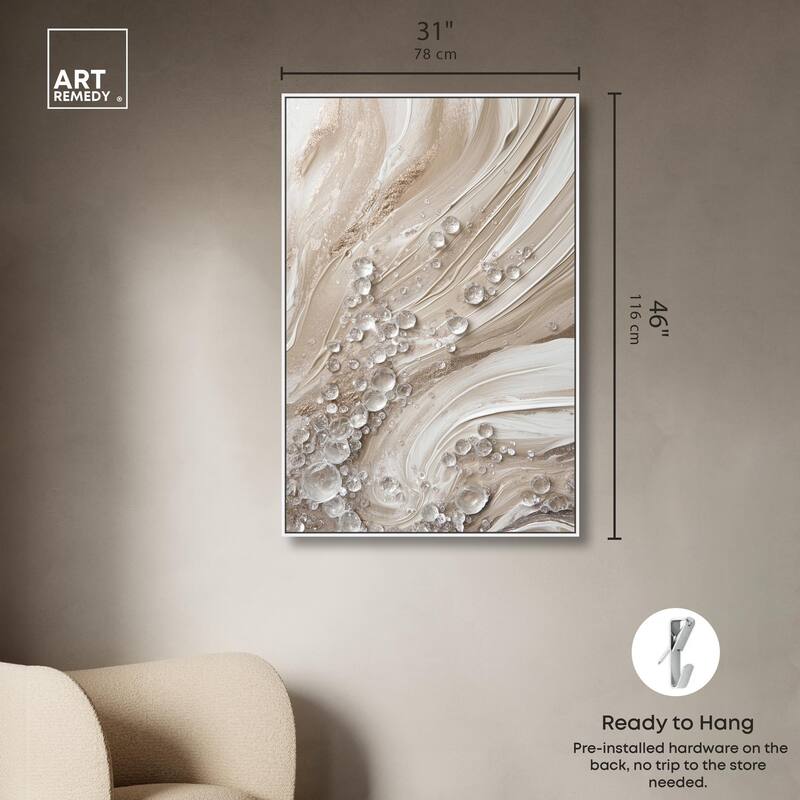 Viscous Veils III Canvas by Art Remedy