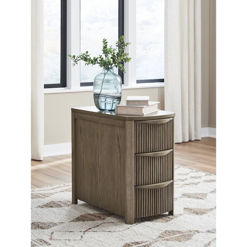 Signature Design by Ashley Camdill Chairside End Table - 14" W x 25" D x 23" H - Brown