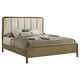 preview thumbnail 6 of 9, Amsbury 59-inch Upholstered Bed Nutmeg