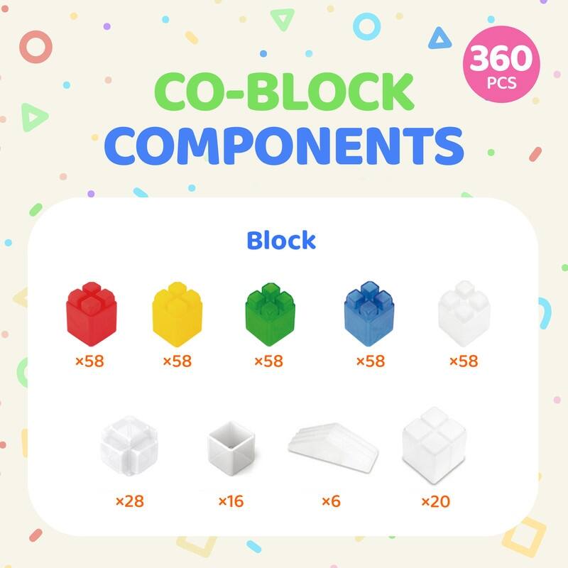Co-Block School Set (360 pcs)