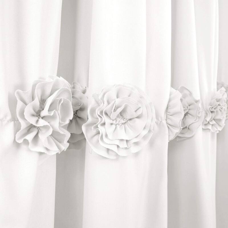 Laurel Black Shower Curtain, Solid Shower Curtains, 72 X 72