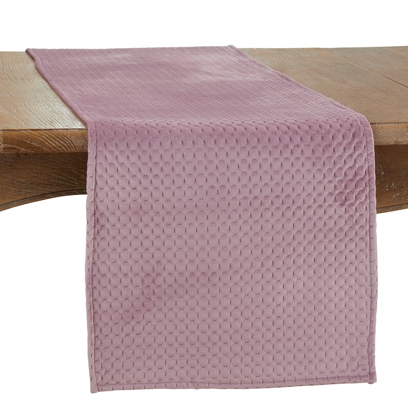 Long Table Runner With Pinsonic Velvet Design