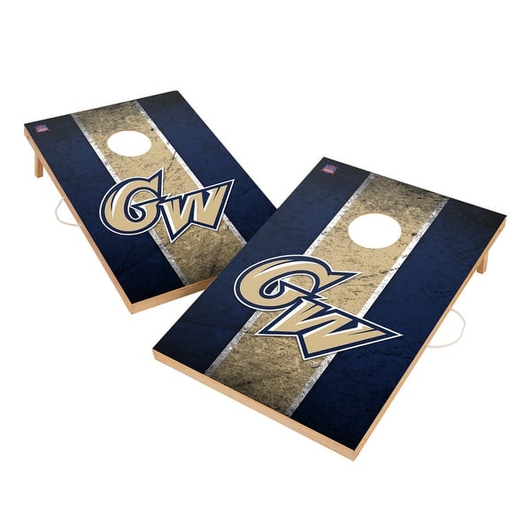 slide 2 of 5, Vintage George Washington University Colonials Regulation 2x4 Cornhole Set