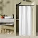preview thumbnail 59 of 74, Waterproof PEVA 6G Shower Curtain Liner 36"Wx72"L - White