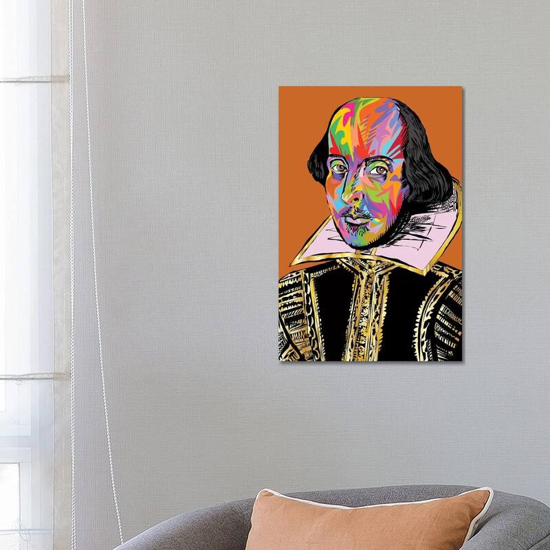 iCanvas "Shakespeare" by TECHNODROME1 Canvas Print - 26x18x1.5