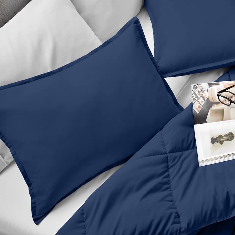 Bare Home Double Brushed Pillow Shams (Set of 2)