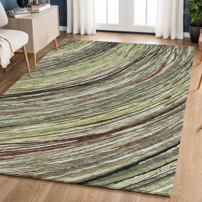 Premium Washable Super Soft Contemporary Horizon Mayfield Rug