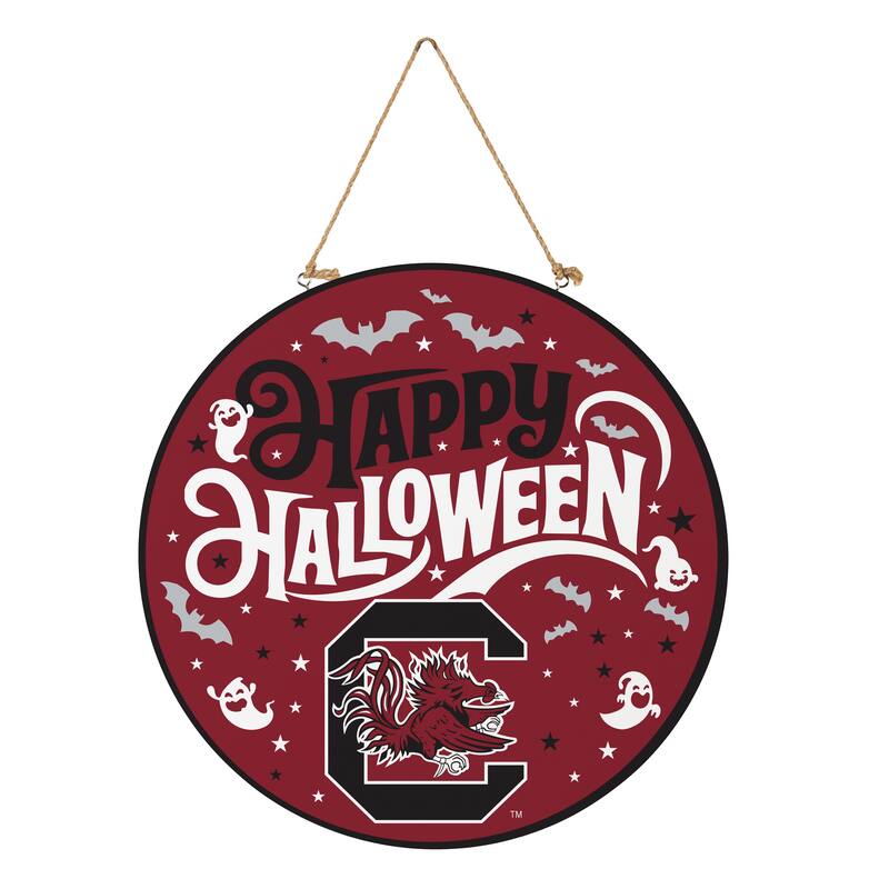 University of South Carolina 18" x 18" Halloween Door Décor Wall Sign