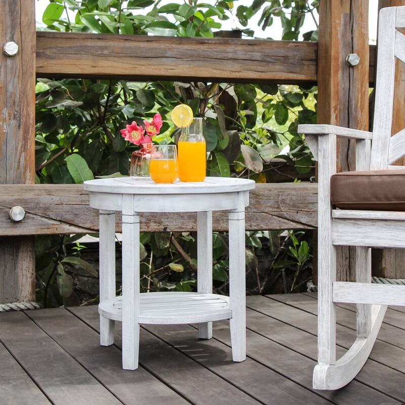 Cambridge Casual Alston Wood Outdoor Side Table