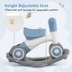 preview thumbnail 4 of 33, 3-in-1 Kids Rocking Horse with Balance Board and Removable Seat - 16” L x 24” W x 18.5” H