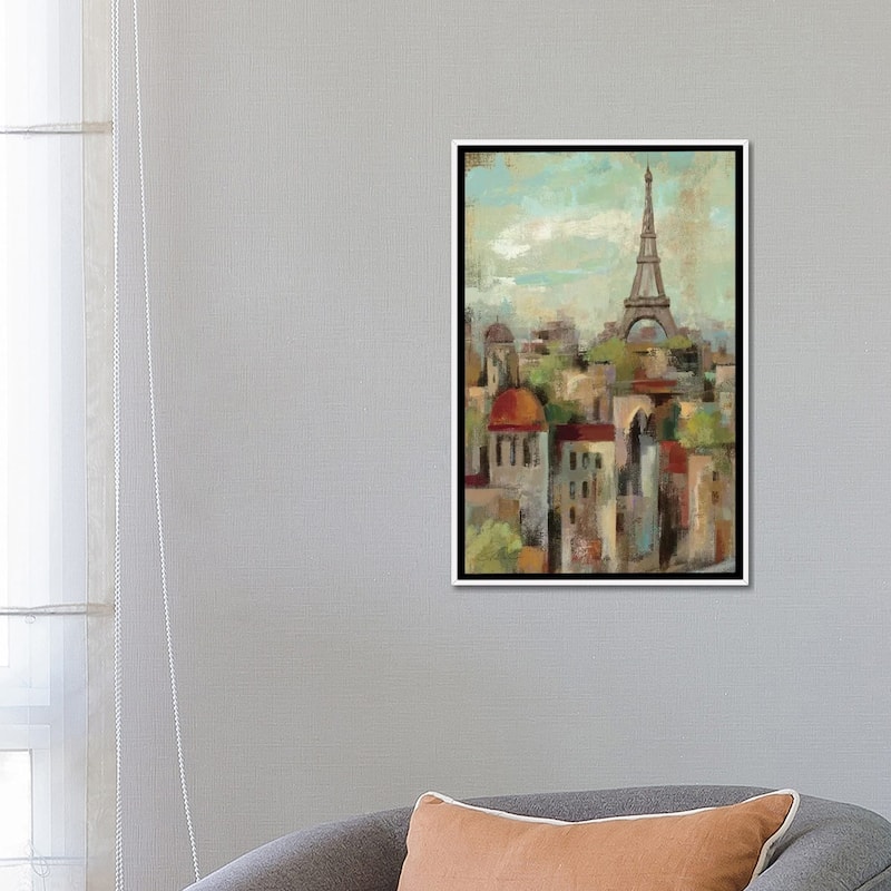 iCanvas "Spring in Paris II " by Silvia Vassileva Framed Canvas Print