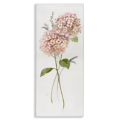 Stupell Pink Hydrangea Duo Canvas Wall Art Design By Nan