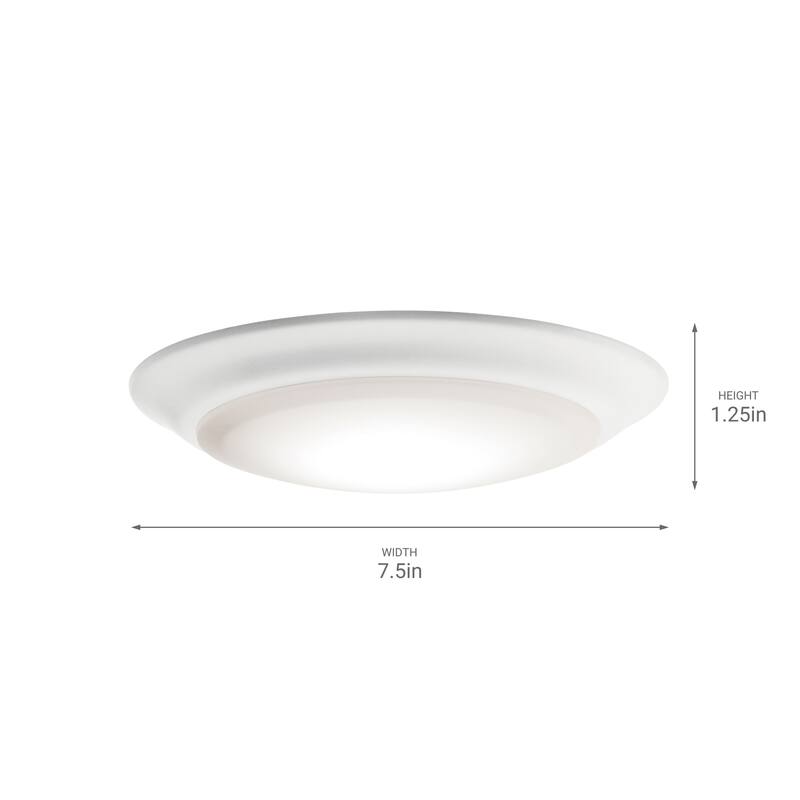 Kichler 43846LED27 Gen I 8" Wide LED Flush Mount Bowl Ceiling Fixture