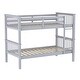 preview thumbnail 17 of 26, Walker Edison Como Solid Wood Mission Twin Convertible Bunk Bed