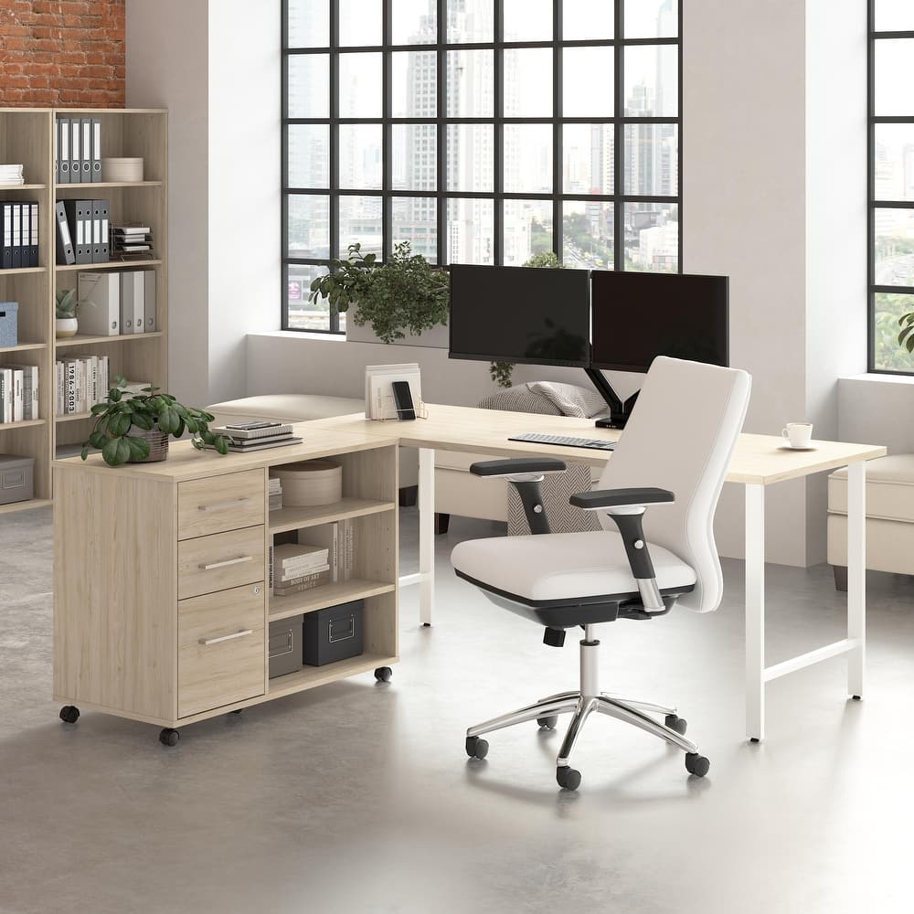 Bush Business Furniture Hustle 72W x 30D Computer Desk with Storage