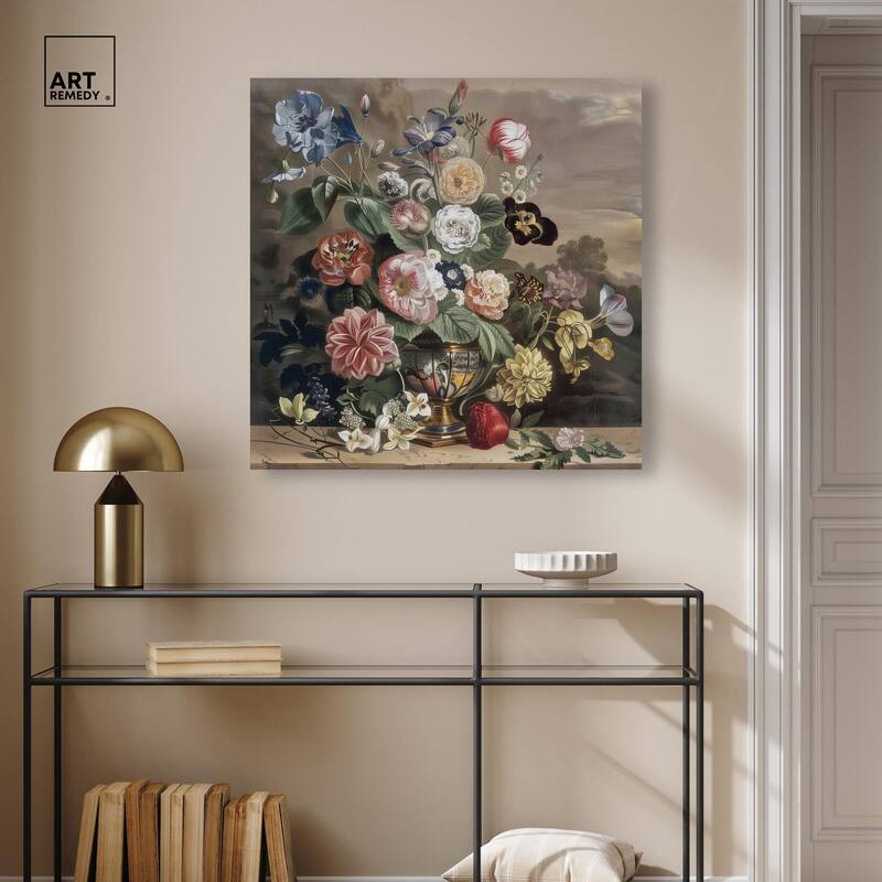 Classical Dream Vase II Canvas by Art Remedy, Gallery Wrapped