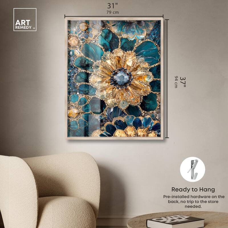 Opulent Geode IV Shadowbox by Art Remedy