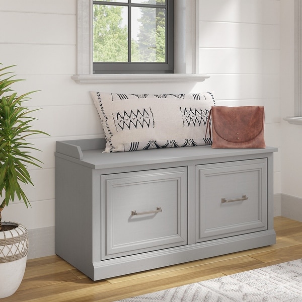 Front door shoe online storage bench