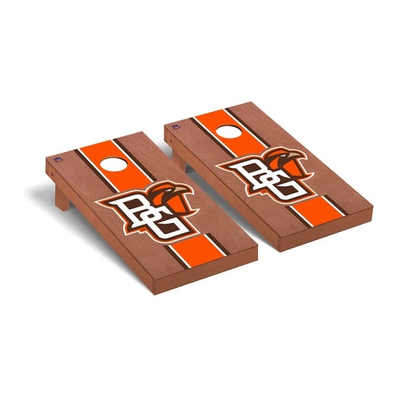 slide 2 of 5, Bowling Green State Falcons Rosewood Cornhole Board Set