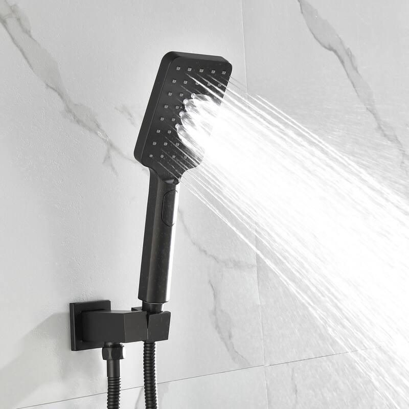 9-in Wall Mounted Shower System with Square Rain Shower Head