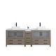 preview thumbnail 6 of 51, Vanity Art 84" Double Sink Bathroom Vanity Set with Engineered Marble Top and Free Mirrors