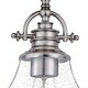 preview thumbnail 4 of 5, Quoizel Grant Brushed Nickel 1-light Pendant