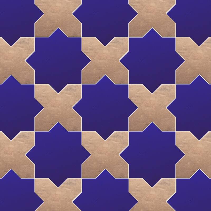 Merola Tile Argile Cross Cotto 7" x 7" Porcelain Floor and Wall Tile - (1 Tile)