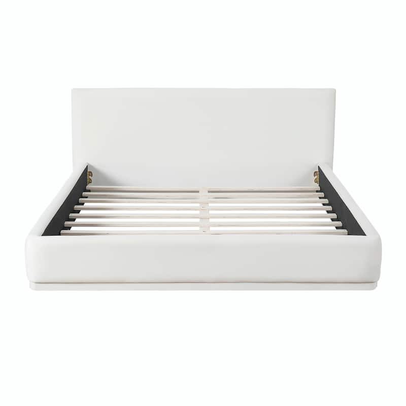 Soft & Comfortable Upholstered Bed - A Luxurious and Cozy Bedroom Centerpiece