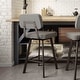 preview thumbnail 37 of 37, Amisco Clarkson Swivel Counter Stool