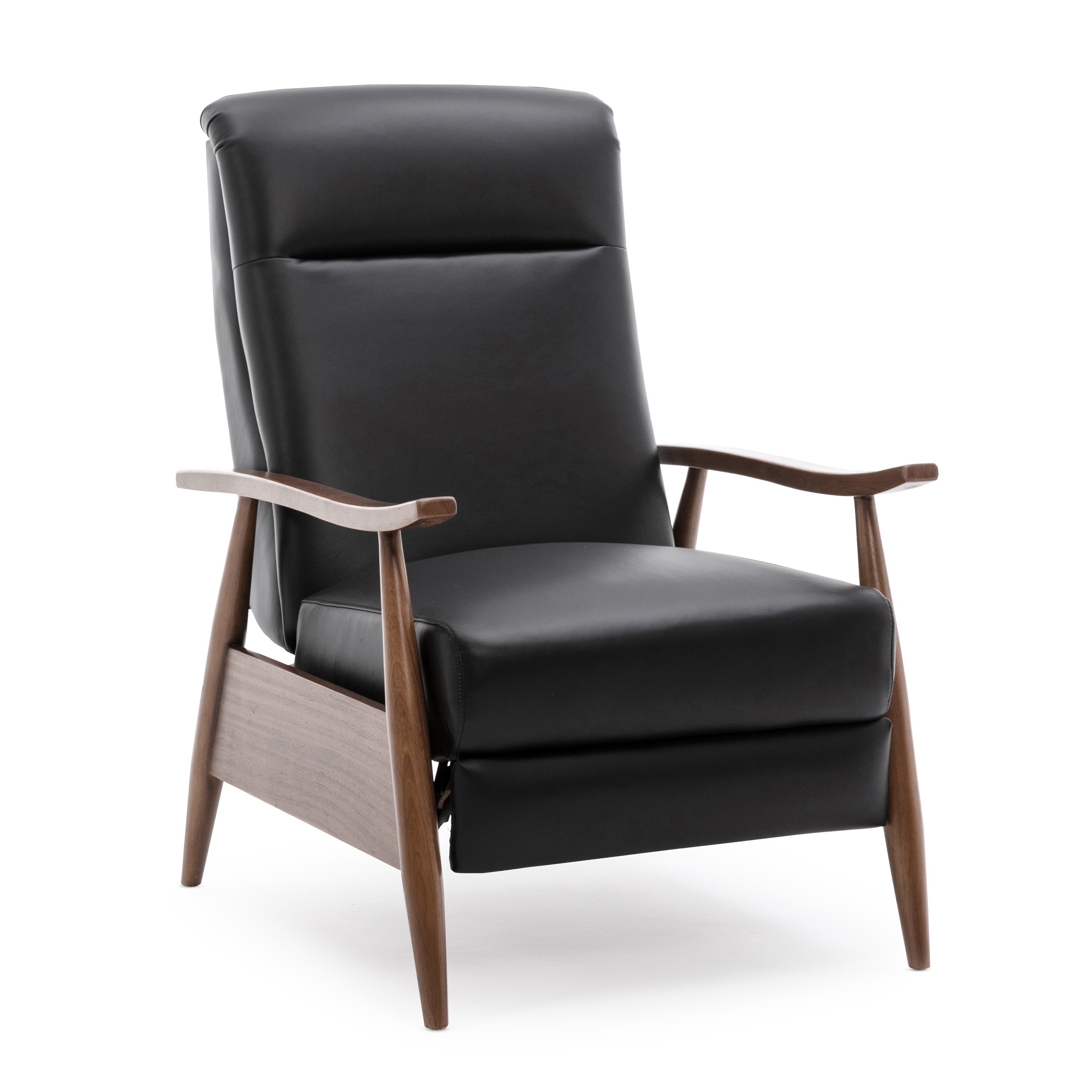 Top grain leather pushback recliner discount