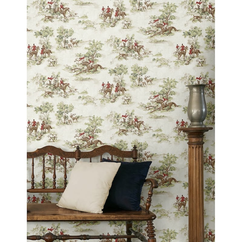 Harry & Grace Horse Race Peel and Stick Wallpaper