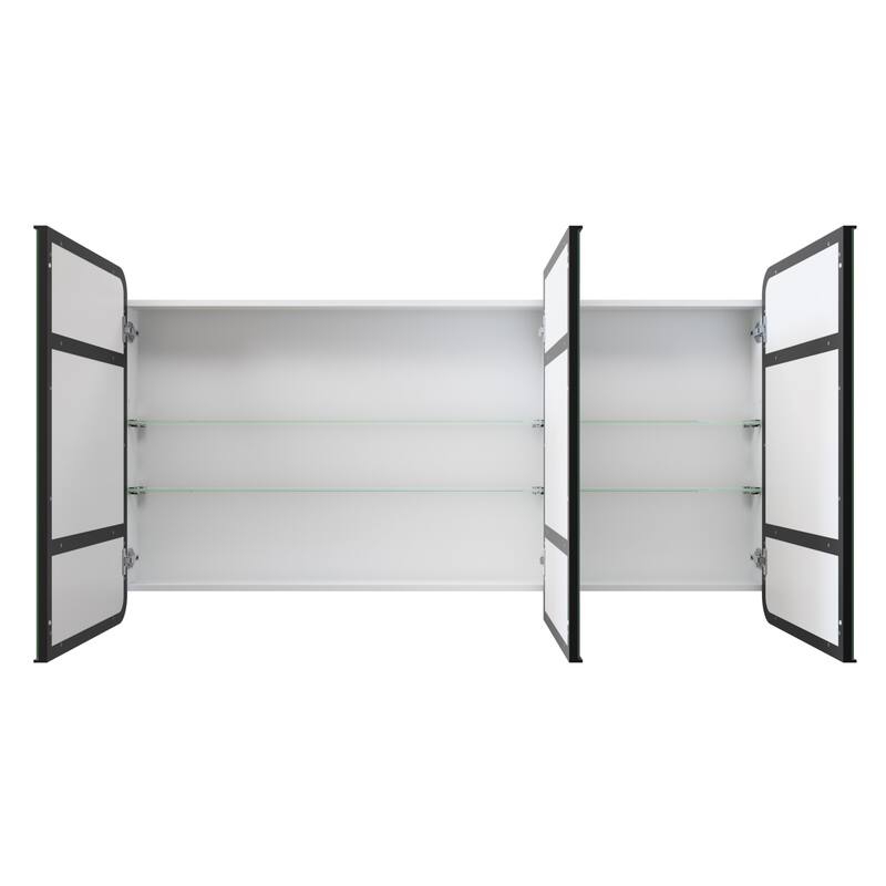 Glass Warehouse SC3-SQ-60X32 Calla 60" x 32" Framed Triple Door