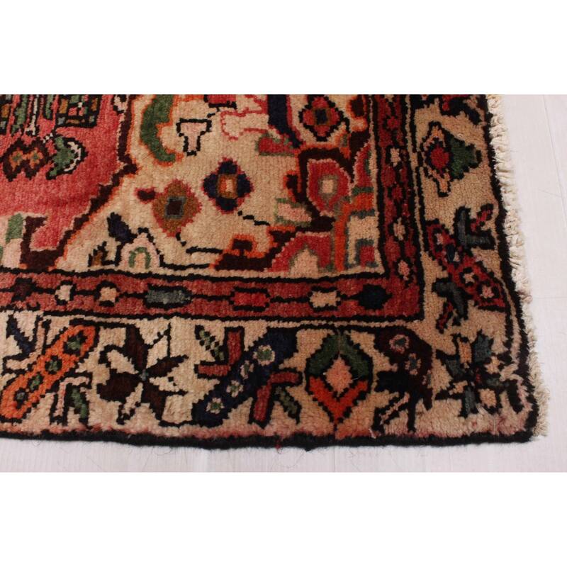 ECARPETGALLERY Hand-knotted Andelz Light Red Wool Rug - 3'1 x 9'9