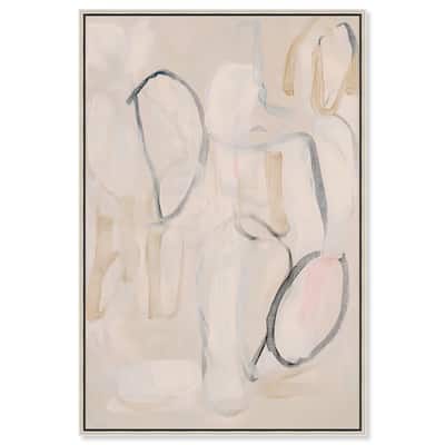 Faded Outlines II Canvas by Art Remedy