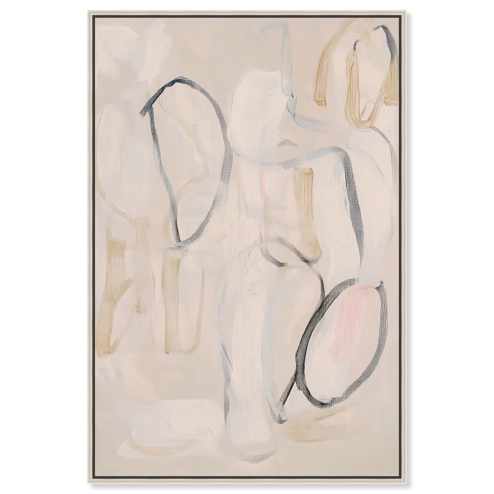 Faded Outlines II Canvas by Art Remedy