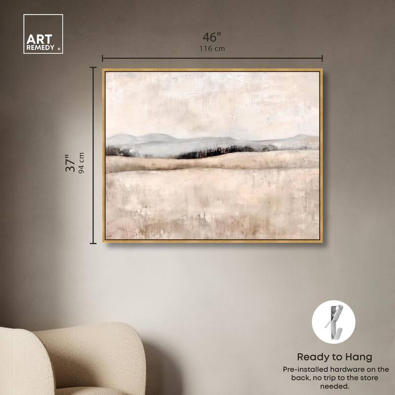 Distant Hills I Canvas by Art Remedy