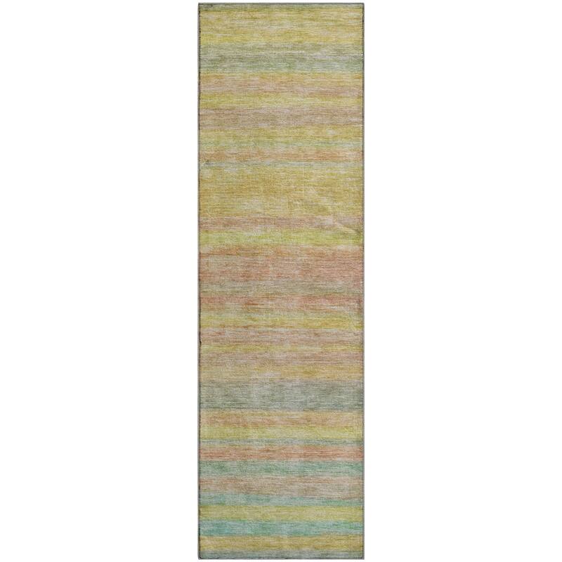 Premium Washable Super Soft Ombre Stripes Mayfield Rug