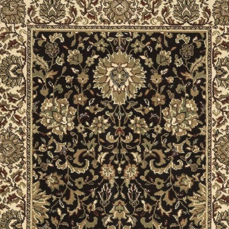 HomeRoots Oriental Traditional Runner Area Rug - 92.52 in. x 26.77 in. x 0.43 in.