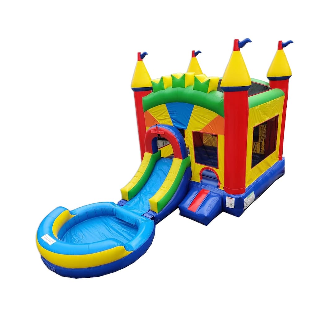 Jingo Jump Simi-Commercial Castle Combo - 26'L X 13'W X 15'H