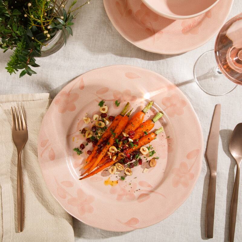 Bloomhouse - 2 Time Oprah's Favorite Things - Made in Portugal Porto Petals 12 Piece Hand Painted Dinnerware Set