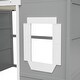 preview thumbnail 23 of 26, Full Size House Loft Bed, Wood House Bed Frame with Windows, Child Loft Bed with Ladder and Safety Guardrails