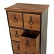 preview thumbnail 5 of 17, Brown Wood Rustic Chest 44 x 19 x 12