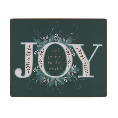 Joy Emerald Hardboard Placemat S6